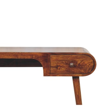 Bureau London Arch - finition châtaigne