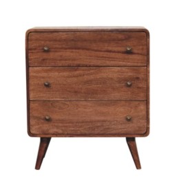 Curved Honey Caramel Chest