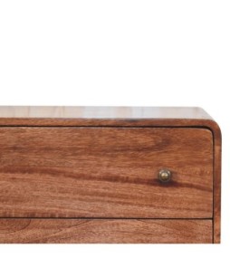 Curved Honey Caramel Chest