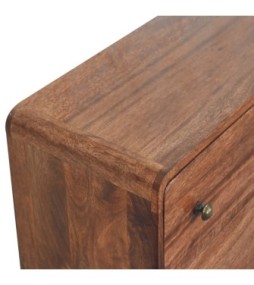 Curved Honey Caramel Chest