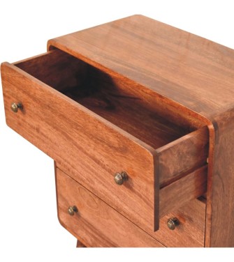 Curved Honey Caramel Chest