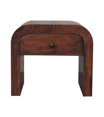 Table de chevet Darcy couleur caramel miel