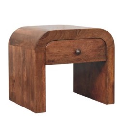 Table de chevet Darcy couleur caramel miel