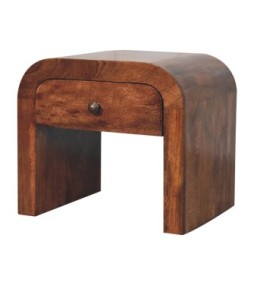 Table de chevet Darcy couleur caramel miel