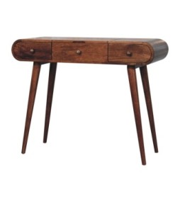 Honey Caramel Round Dressing Table