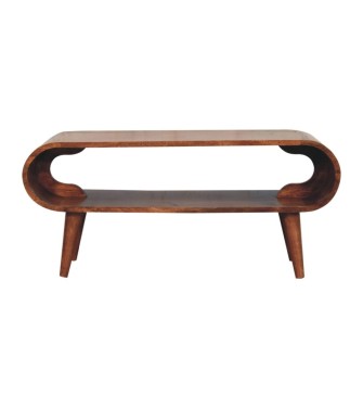 Amaya Nordic Style Honey Caramel Coffee Table