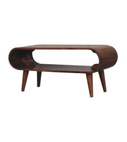 Amaya Nordic Style Honey Caramel Coffee Table