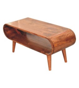 Amaya Nordic Style Honey Caramel Coffee Table