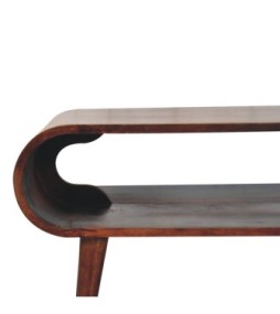 Open California Walnut Coffee Table
