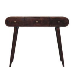 California Walnut Dressing Table with Foldable Mirror