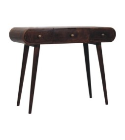 California Walnut Dressing Table with Foldable Mirror