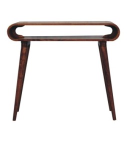 Amaya Honey Caramel Nordic Style Console Table