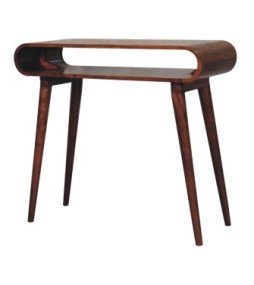 Amaya Honey Caramel Nordic Style Console Table