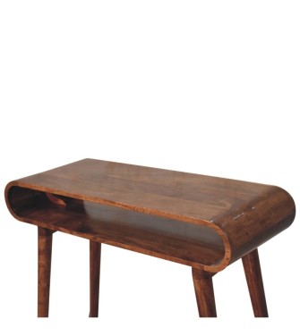 Amaya Honey Caramel Nordic Style Console Table