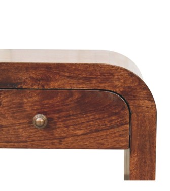 Table de chevet finition noyer de Californie