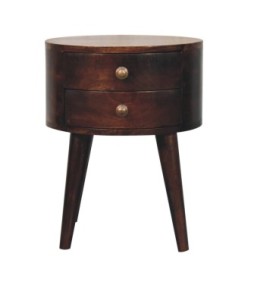 Table de chevet Odyssey finition noyer de Californie