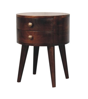 Table de chevet Odyssey finition noyer de Californie