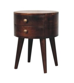 Table de chevet Odyssey finition noyer de Californie