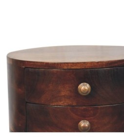 Table de chevet Odyssey finition noyer de Californie