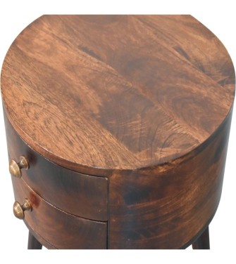 Table de chevet Odyssey finition noyer de Californie