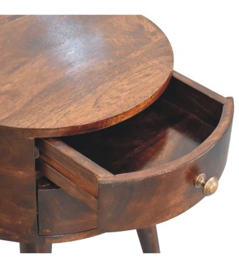 Table de chevet Odyssey finition noyer de Californie