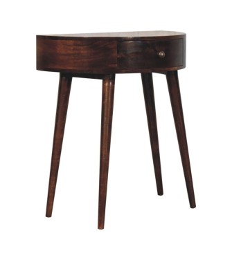 Table console Odyssey finition noyer de Californie