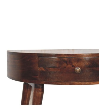 Table console Odyssey finition noyer de Californie