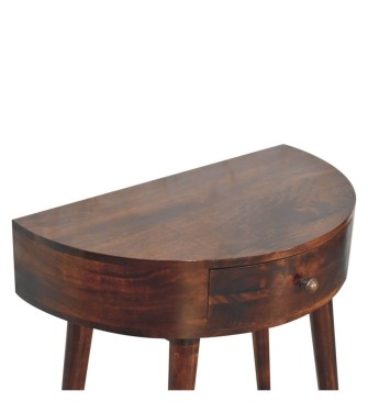 Table console Odyssey finition noyer de Californie