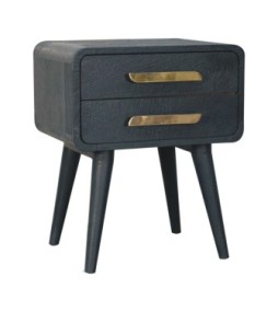 Table de chevet bleu sarcelle nuit