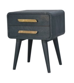 Table de chevet bleu sarcelle nuit