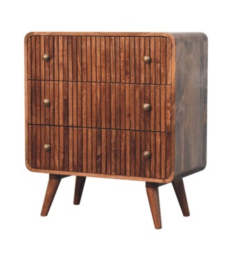 Honey Caramel T-bar Ridged Chest