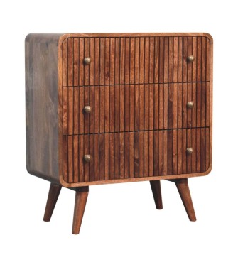 Honey Caramel T-bar Ridged Chest