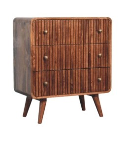 Honey Caramel T-bar Ridged Chest