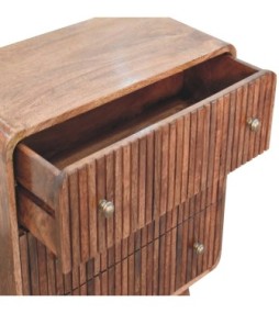 Honey Caramel T-bar Ridged Chest