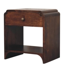 Table de chevet Newton finition noyer de Californie
