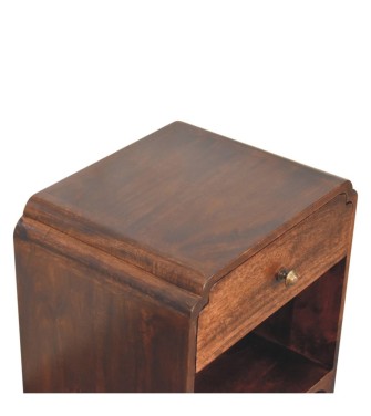 Table de chevet Newton finition noyer de Californie