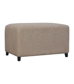 Bliss Cream Bouclé Ottoman