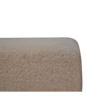 Bliss Cream Bouclé Ottoman
