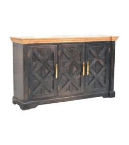 Regal Ash Black Rustic Sideboard