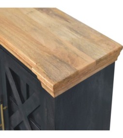 Regal Ash Black Rustic Sideboard