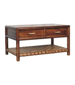 Regency Woven Coffee Table with 4 drawers