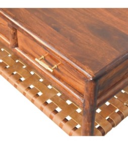 Regency Woven Coffee Table with 4 drawers