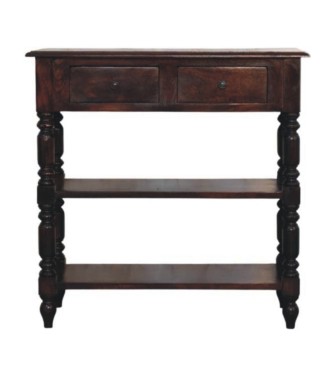 Turned legs Cherry Side Table