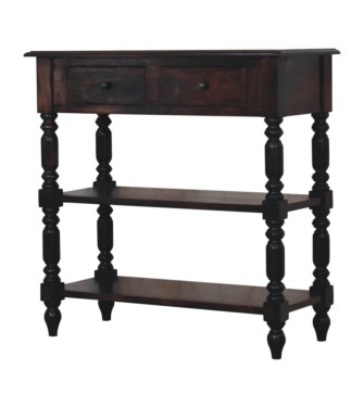 Turned legs Cherry Side Table