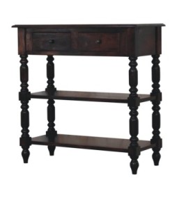 Turned legs Cherry Side Table