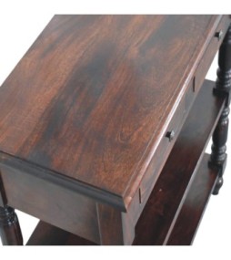 Turned legs Cherry Side Table