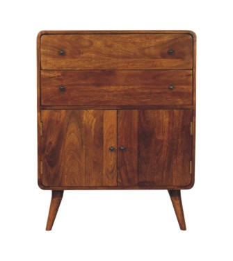 Armoire incurvée au charme nordique