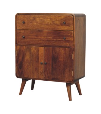 Armoire incurvée au charme nordique