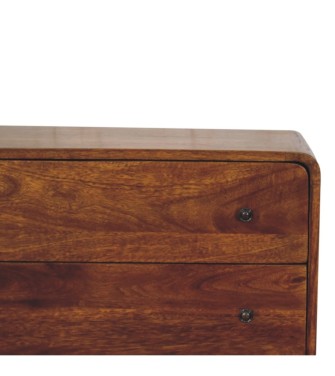 Armoire incurvée au charme nordique