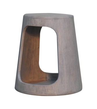 Acid Wash Open Side Table